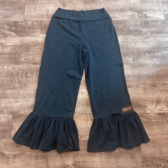 Matilida Jane Just Imagine Sofia Big Ruffle Navy Pants Womens Sz. M - Picture 2 of 9